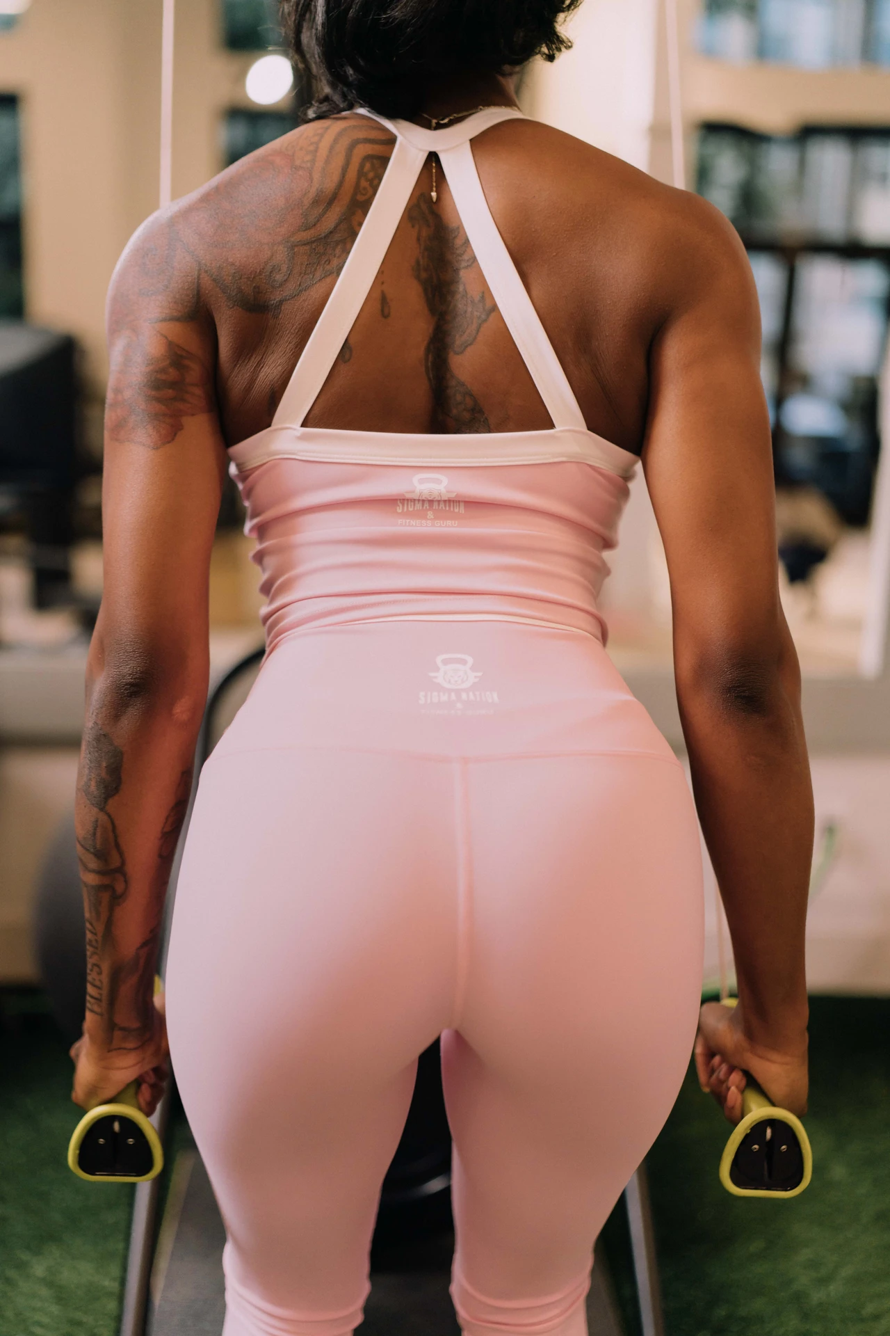 Long Leggings Baby Pink - Image 2