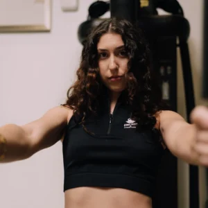 Athletic Crop Top Black